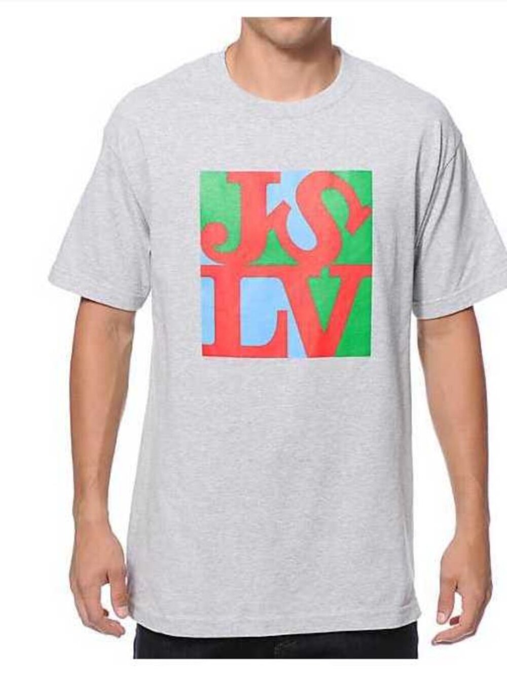 New (with flaw) S JSLV Jus Li'vn love t-shirt